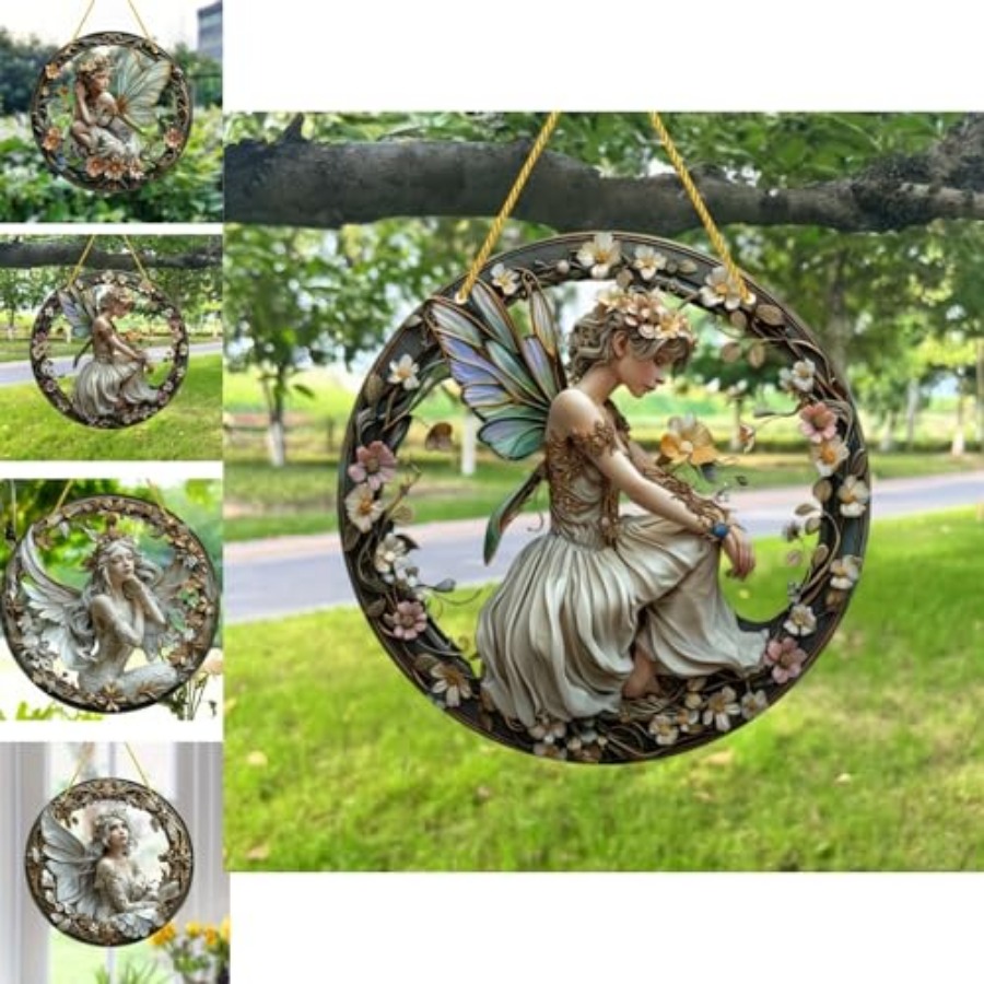 Art Craft For Christmas - Flower Fairy Garden Decorations Angel Wing