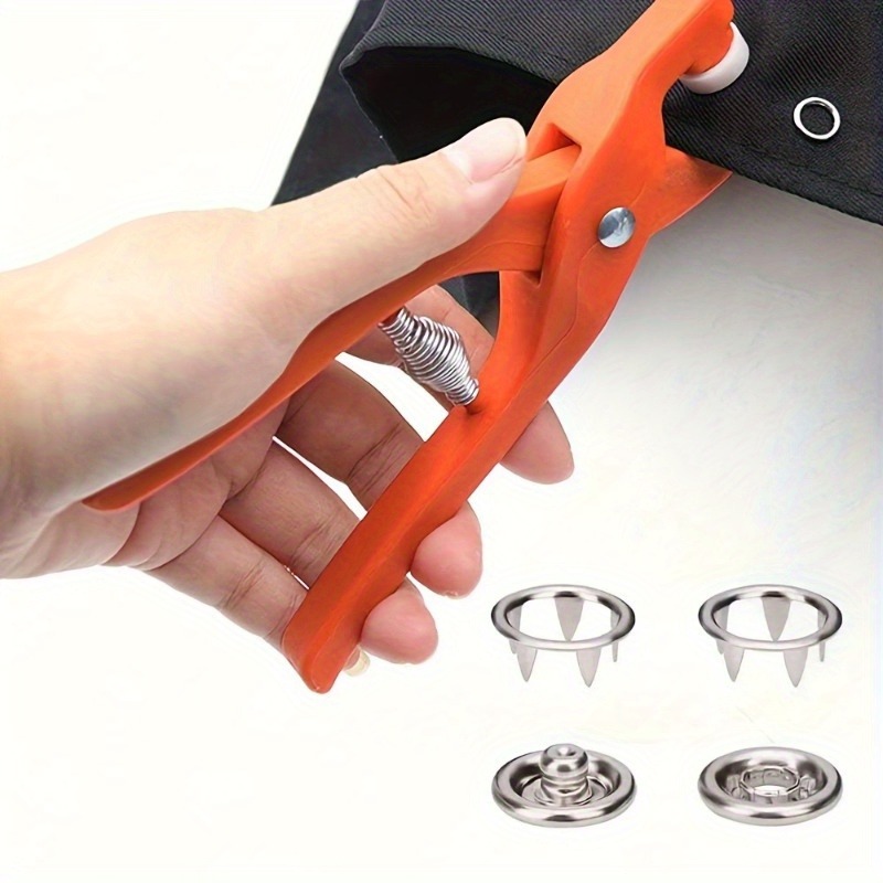 Leather Tooling Kit - Buttons Snap FastenerSet 1 Piece Durable