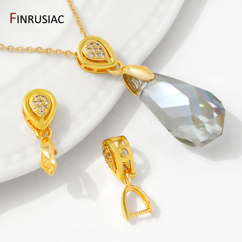 Art Craft Diy - 18K Gold Plated Brass With Zircon