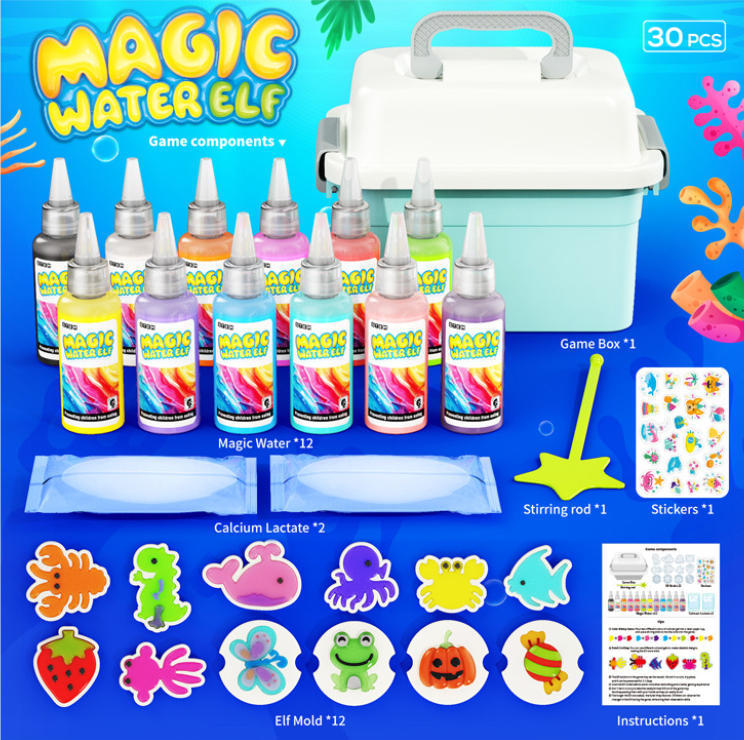 Art Craft Kits For Kids - Magic Gel Water Beads Toy: 12-Pack