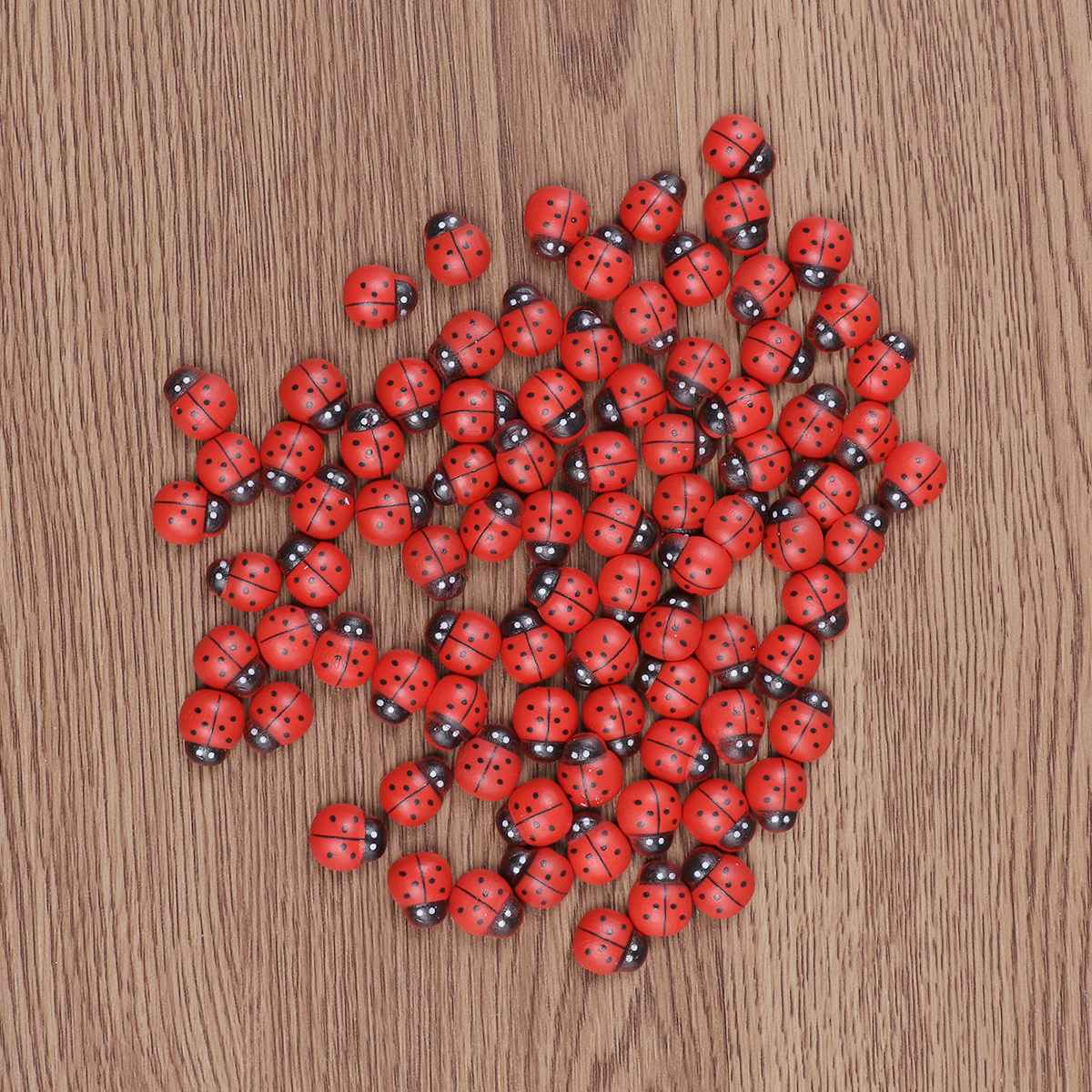 Art Craft Ladybug - 100Pcs Ladybugs Shaped Sponge Stickers Wooden