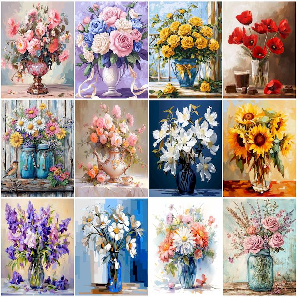 Art Craft Number - RUOPOTY Painting By Numbers On Canvas