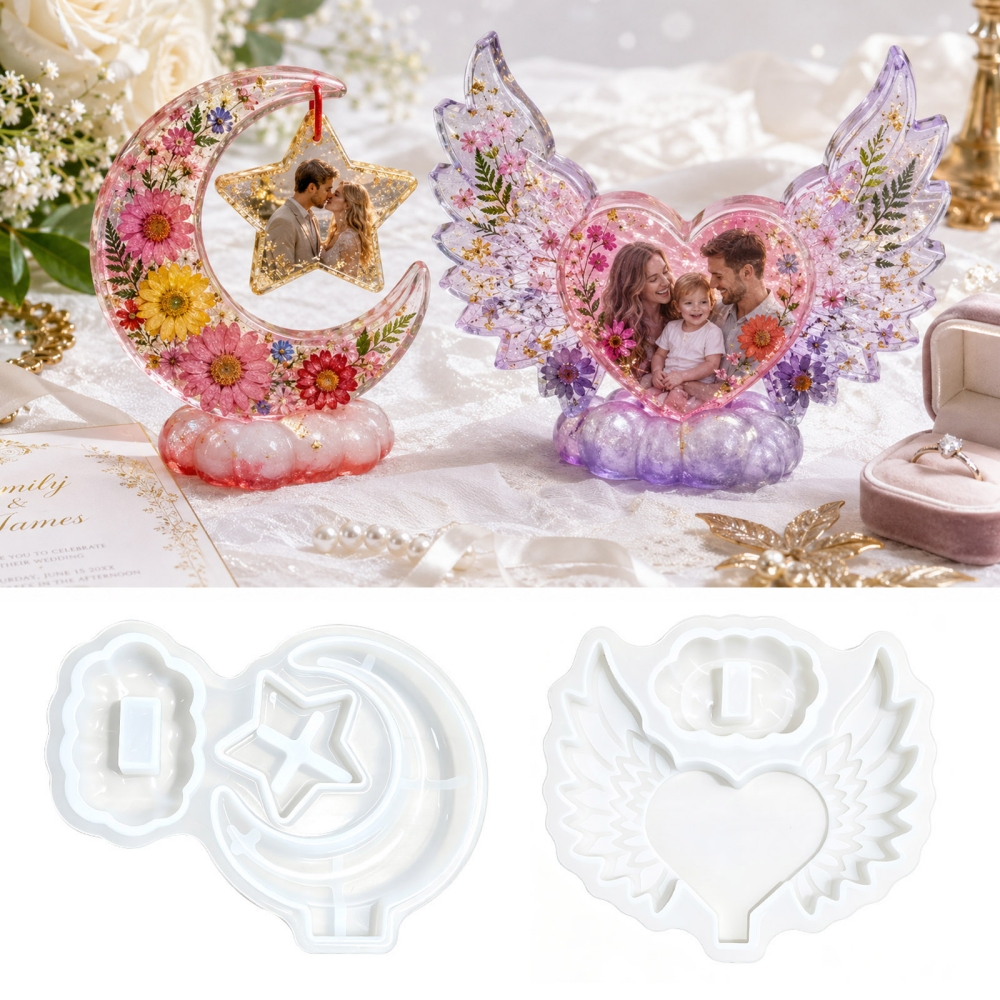 Art Craft And Design - S0308 Heart Shaped Photo Frame Ornament