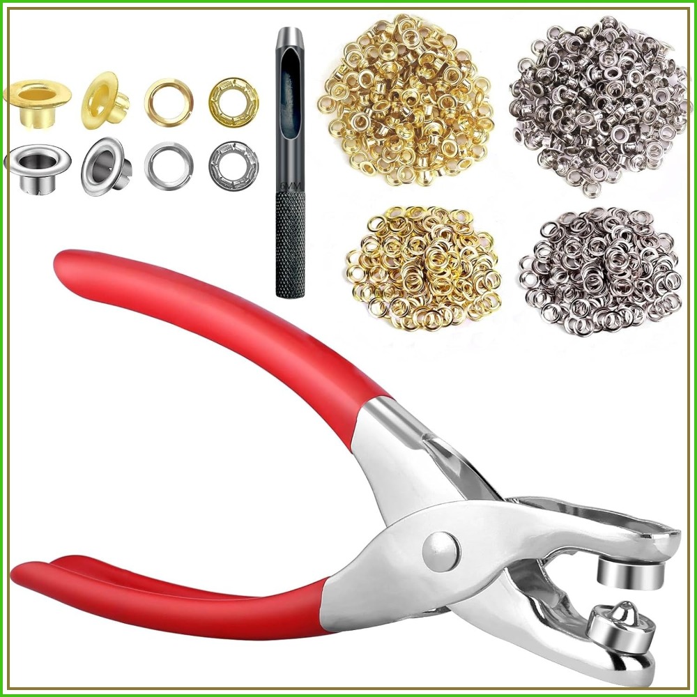 Leather Tooling Kit - 1203PCS Grommet Eyelet Pliers Tool Kit,