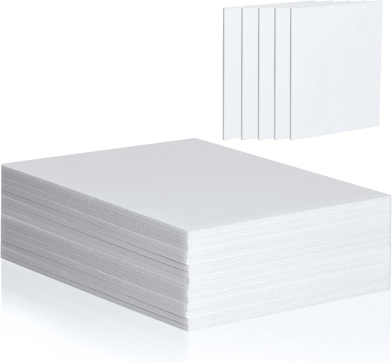 Art Craft Display - 16 Pack White Foam Board 16.5x11.75