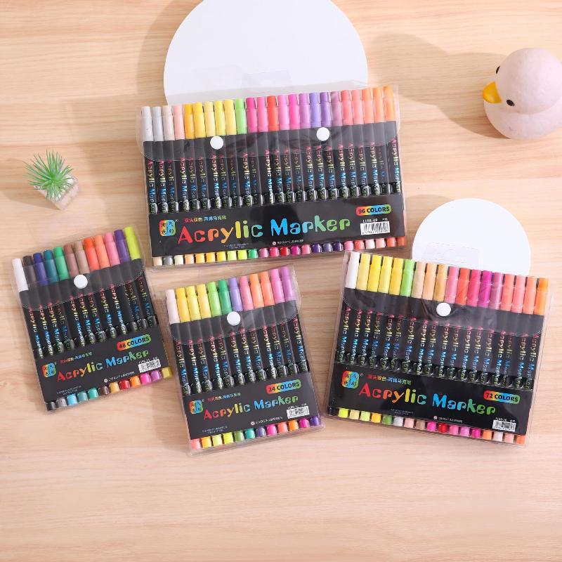24/48/72/96/120 Colors Dual Ti - Illustration Marker Set reseña y precio