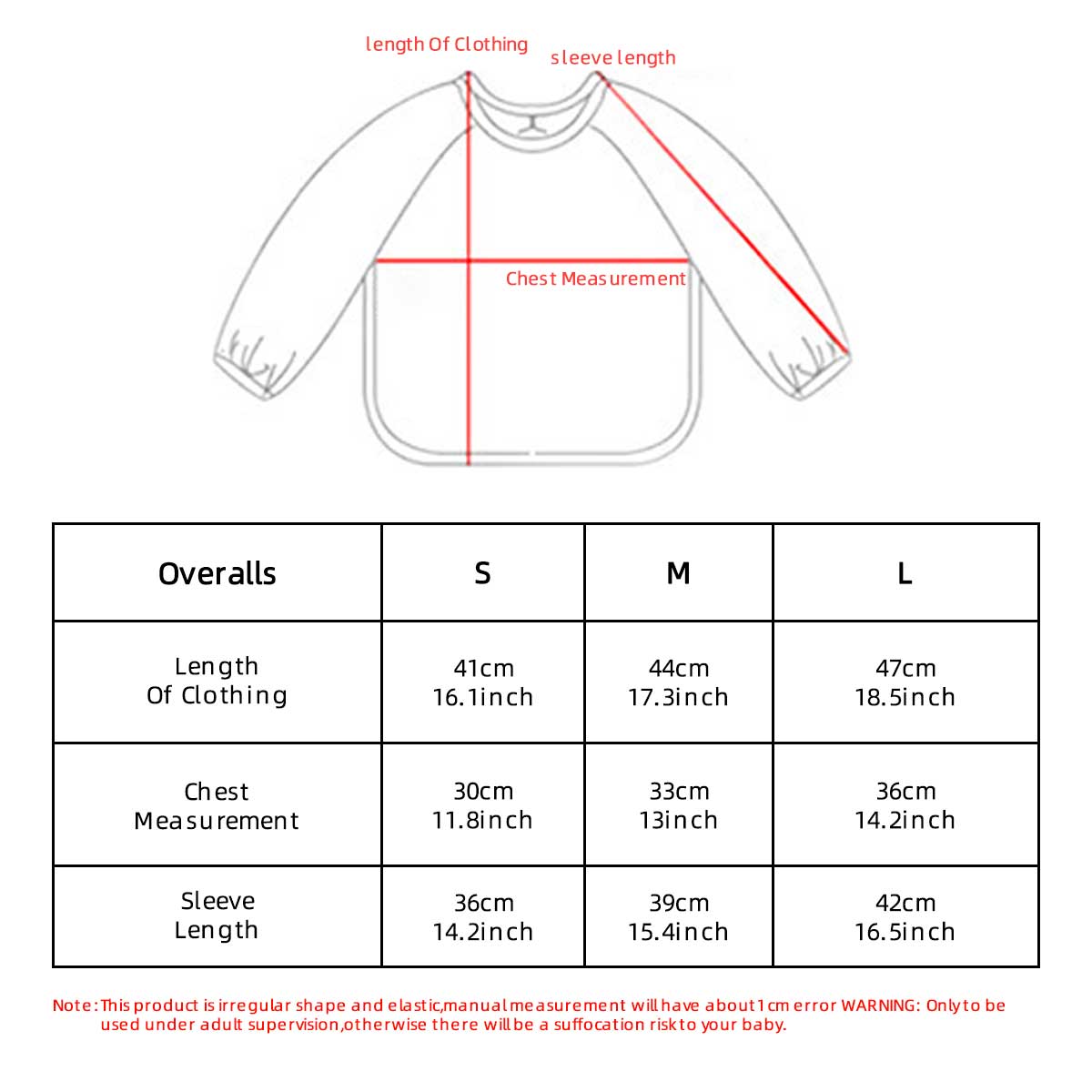 Kids Baby Long Sleeved PU Bibs - Art Craft Kits For Kids reseña y precio