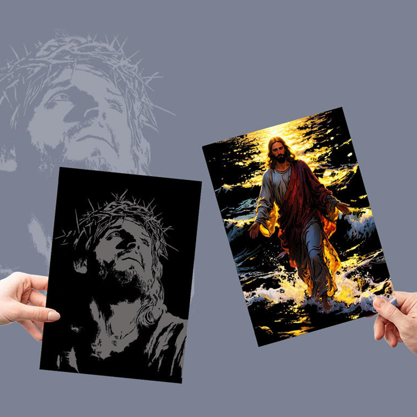 Scratch Book Jesus Scratch Pai - Art Craft 3 Year Old reseña y precio