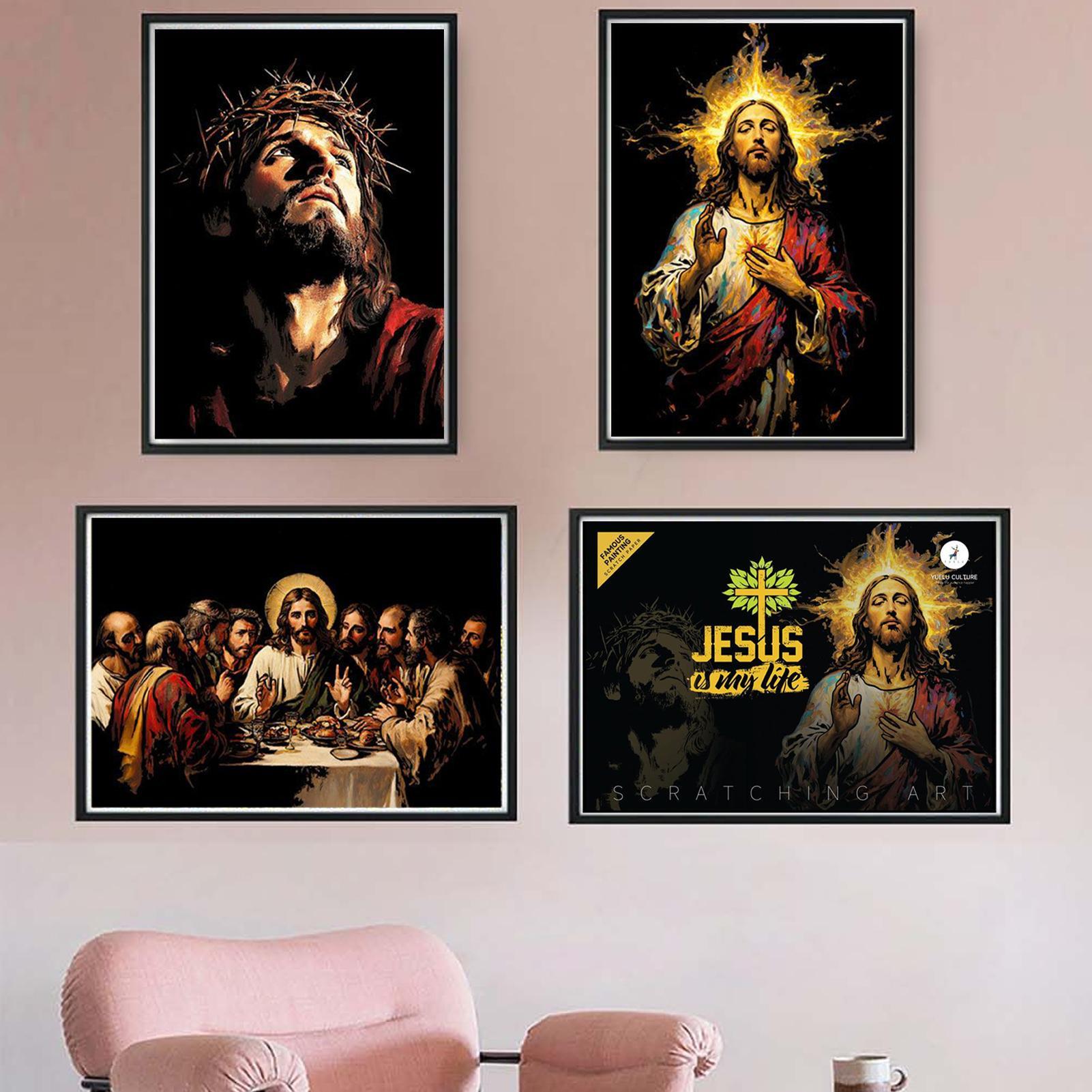 Scratch Book Jesus Scratch Pai - Art Craft 3 Year Old reseña y precio
