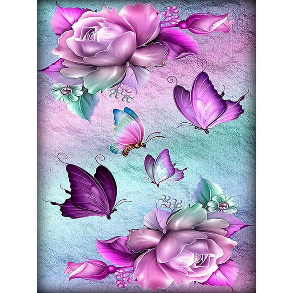 RUOPOTY Purple Flowers Diamond - Art Craft Ideas With Paper reseña y precio