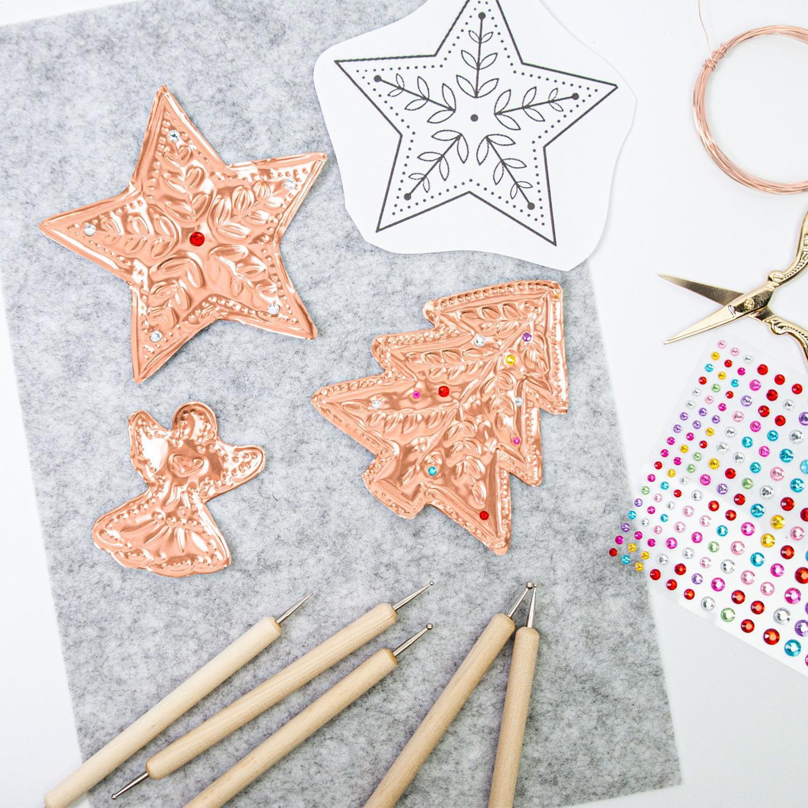 Embossing Foil 8 Pieces Alumin - Art Craft For Christmas reseña y precio
