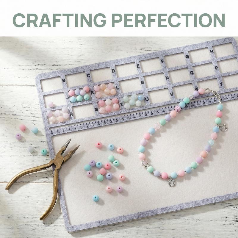 Felt Beading Mat Rectangle Fel - Art Craft And Design reseña y precio