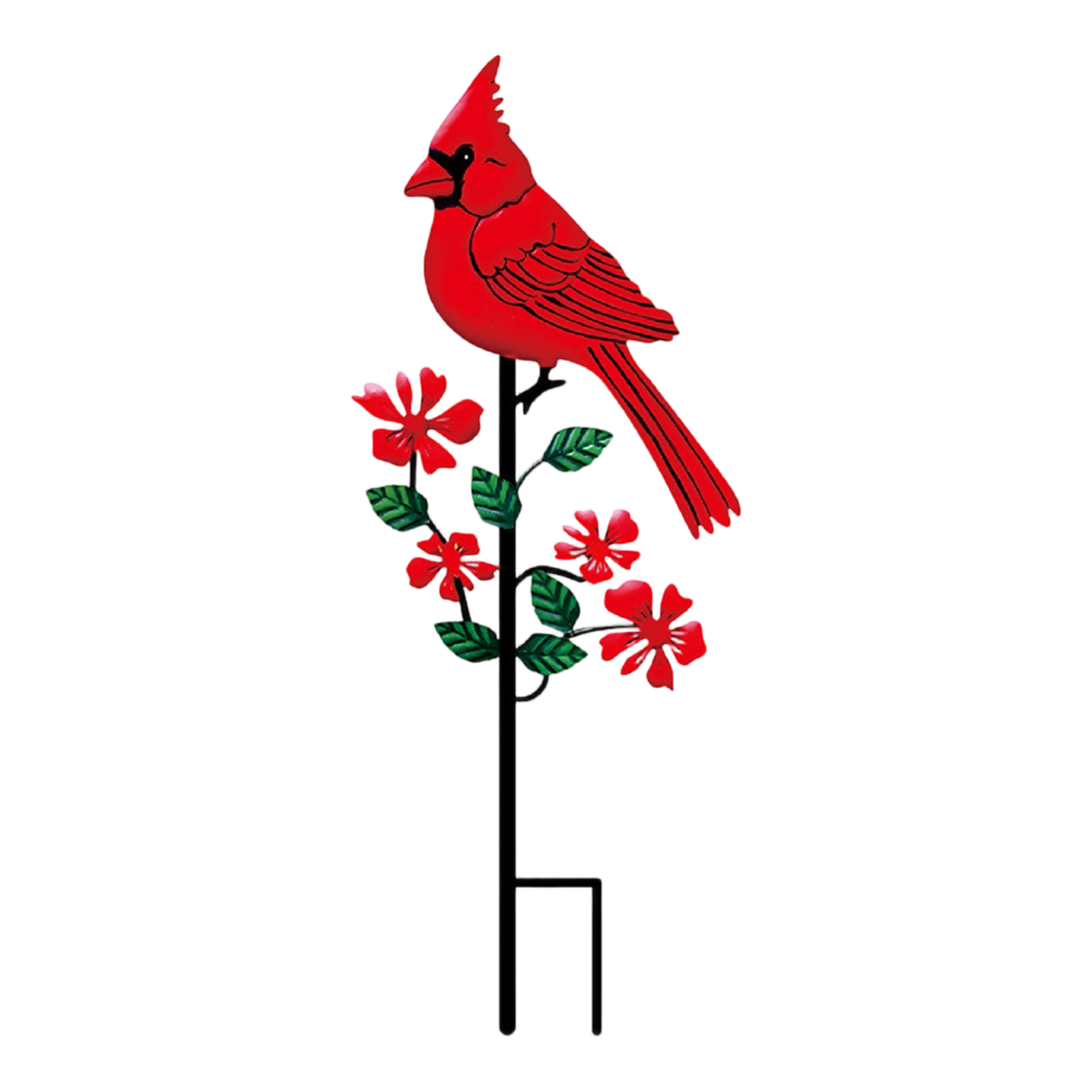 2D Flat Red Bird Design Garden - Art Craft And Design reseña y precio