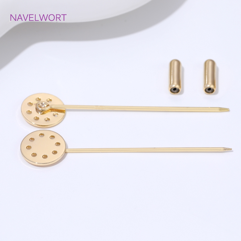 14K Gold Plated Long Brooch Sa - Art Craft Diy reseña y precio