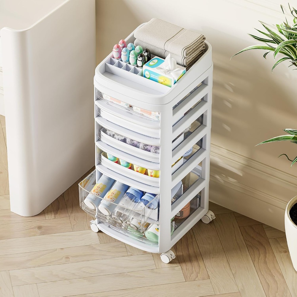 Rolling Cart with 6 Drawers, C - Art Craft & Architecture reseña y precio