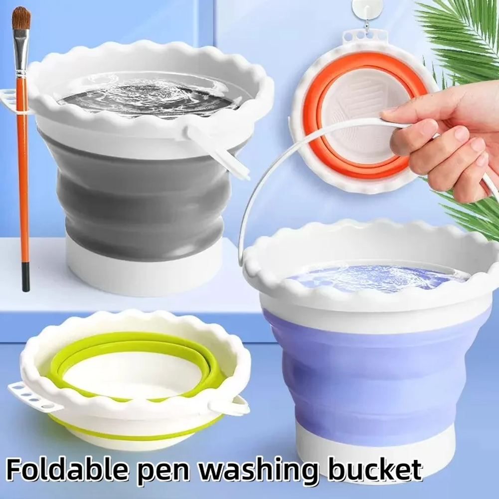 Collapsible Foldable Paint Bru - Art & Craft Fair reseña y precio