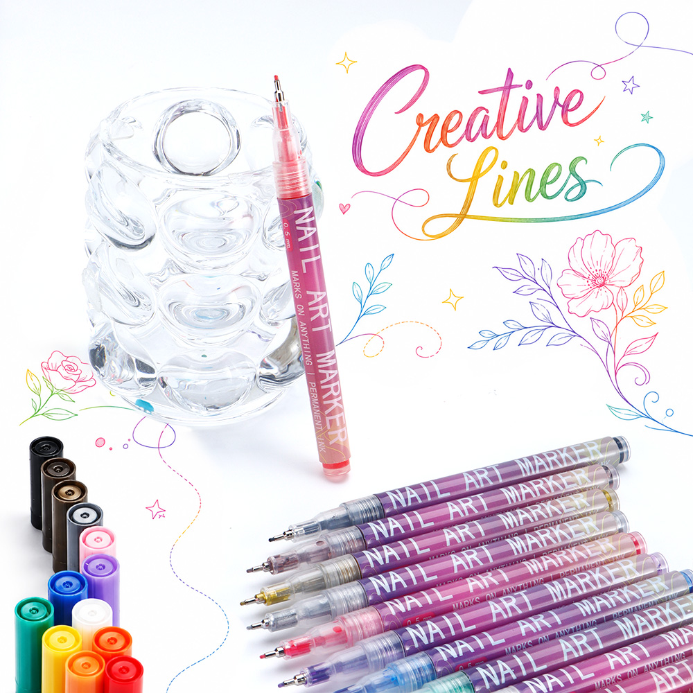 12Pcs Fine Line Marker Pen Set - Illustration Marker Set reseña y precio