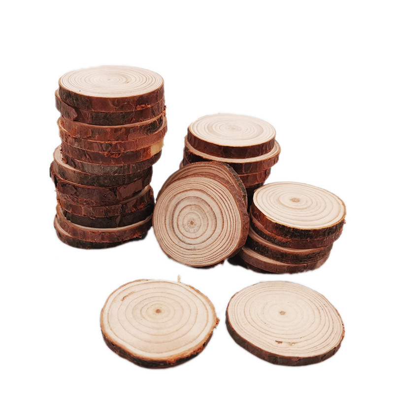 Unfinished Wood Slices Discs C - Art Craft Christmas Tree reseña y precio