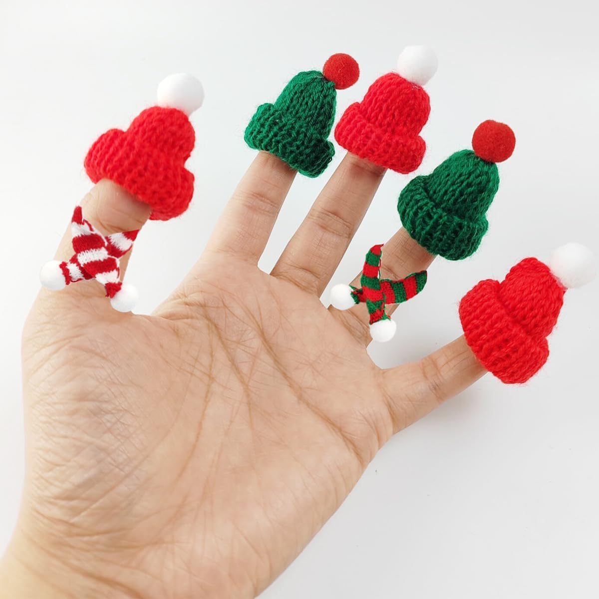 32PCS Mini Knit Hat Mini Chris - Art Craft Christmas Tree reseña y precio