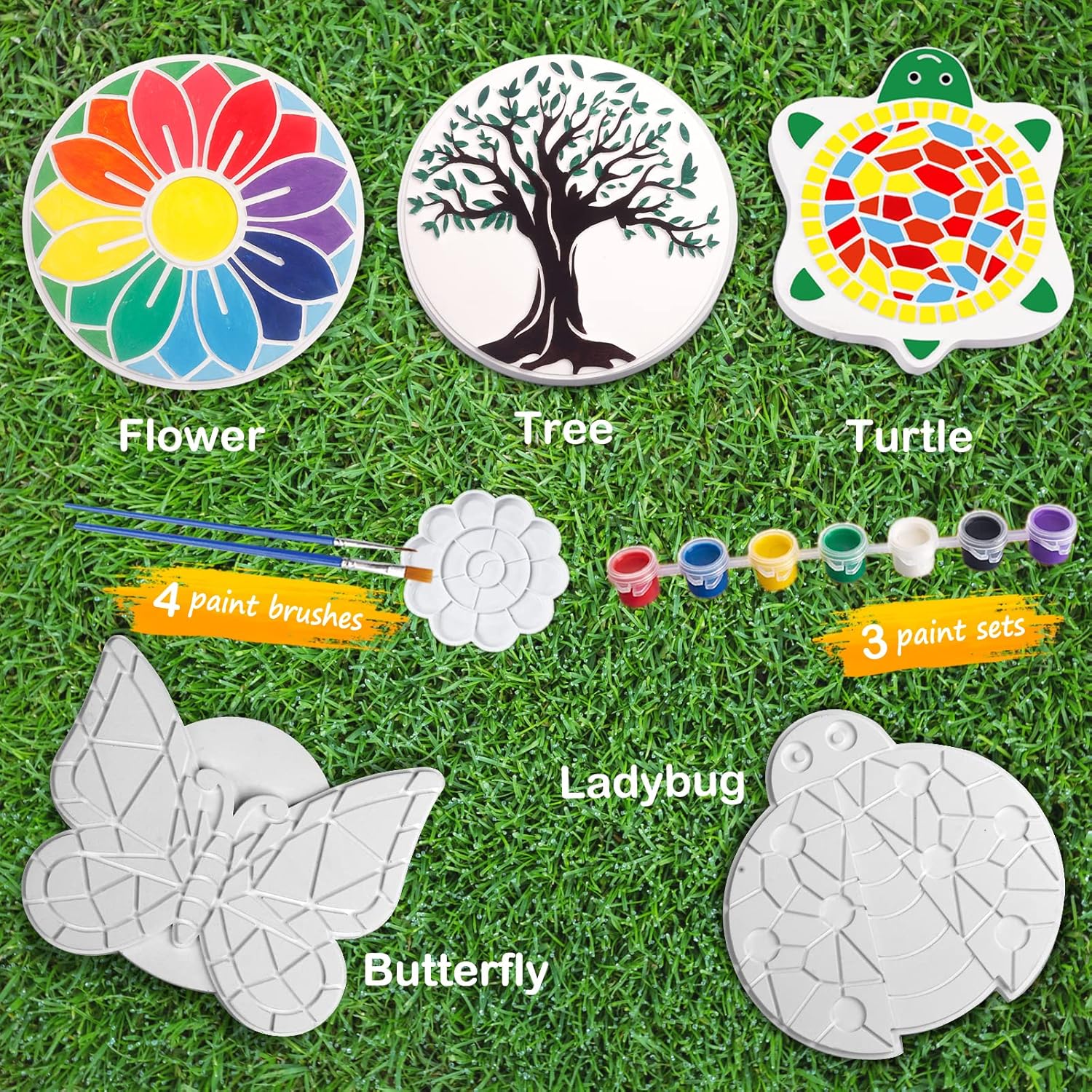 DIY Paint Your Own Stepping St - Art Craft Ladybug reseña y precio