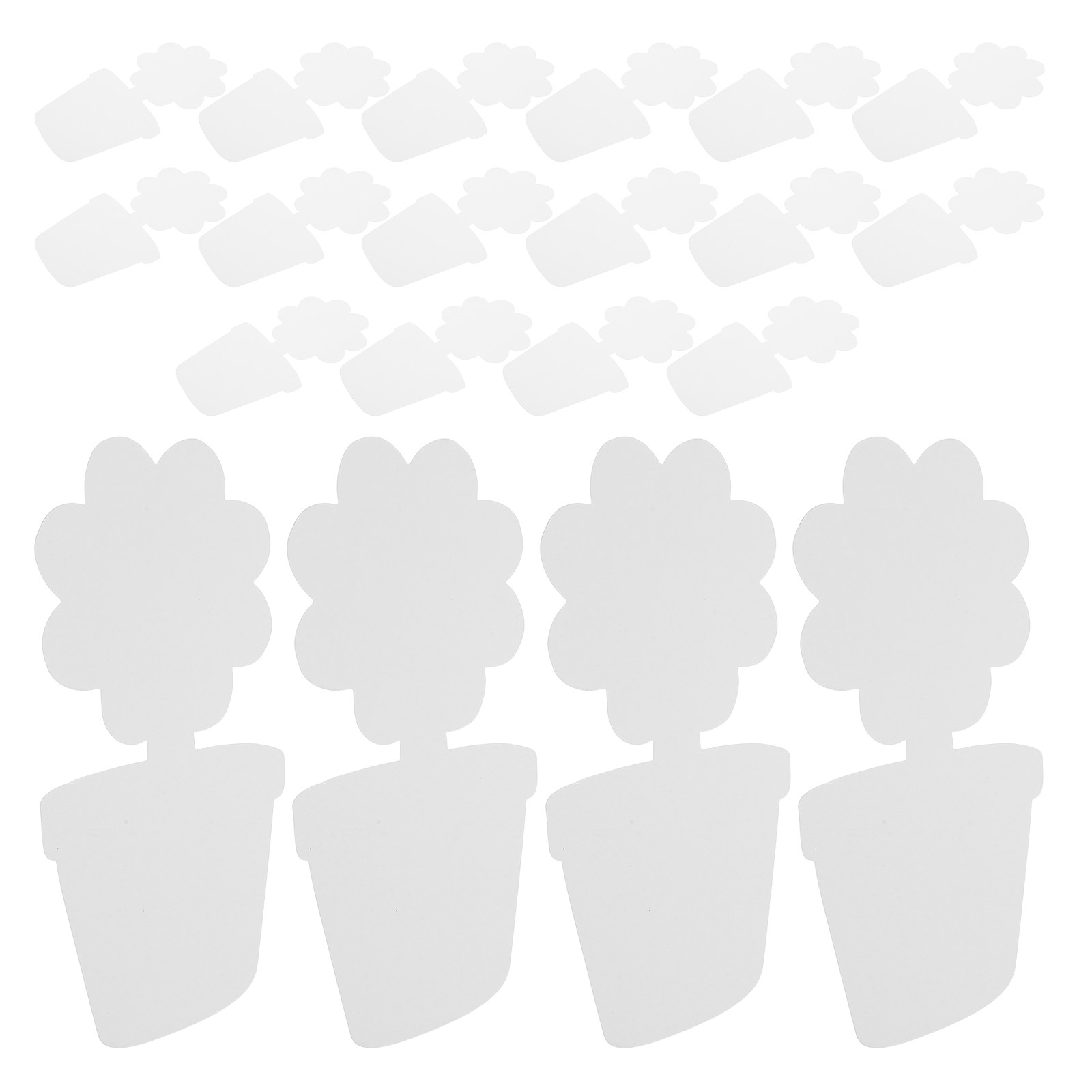 20Pcs DIY Unpainted Flower Pot - Art Craft Kits For Kids reseña y precio