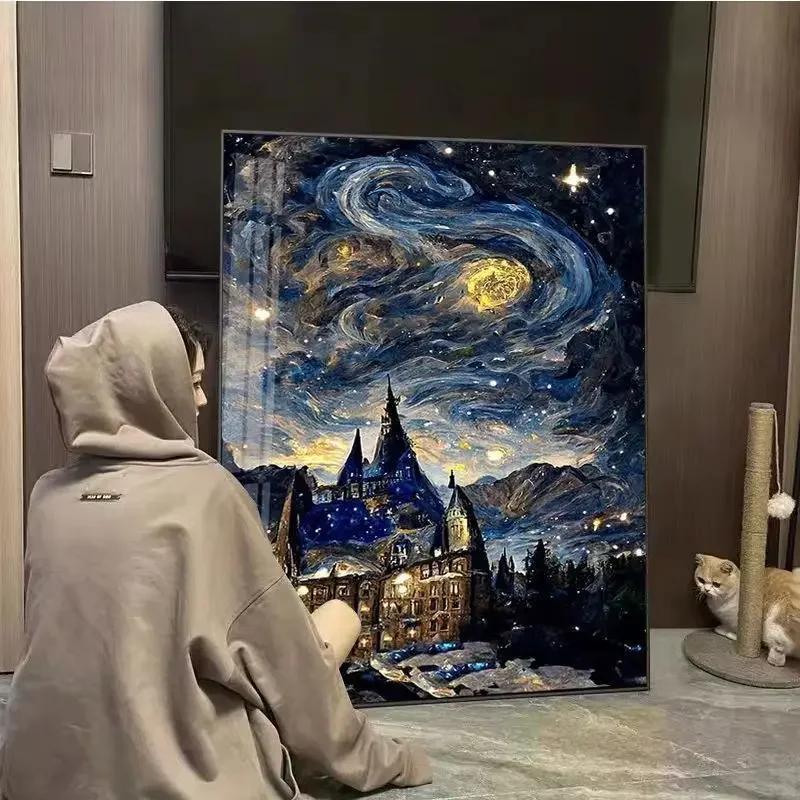 Van Gogh Starry Sky DIY Diamon - Art Craft Game reseña y precio