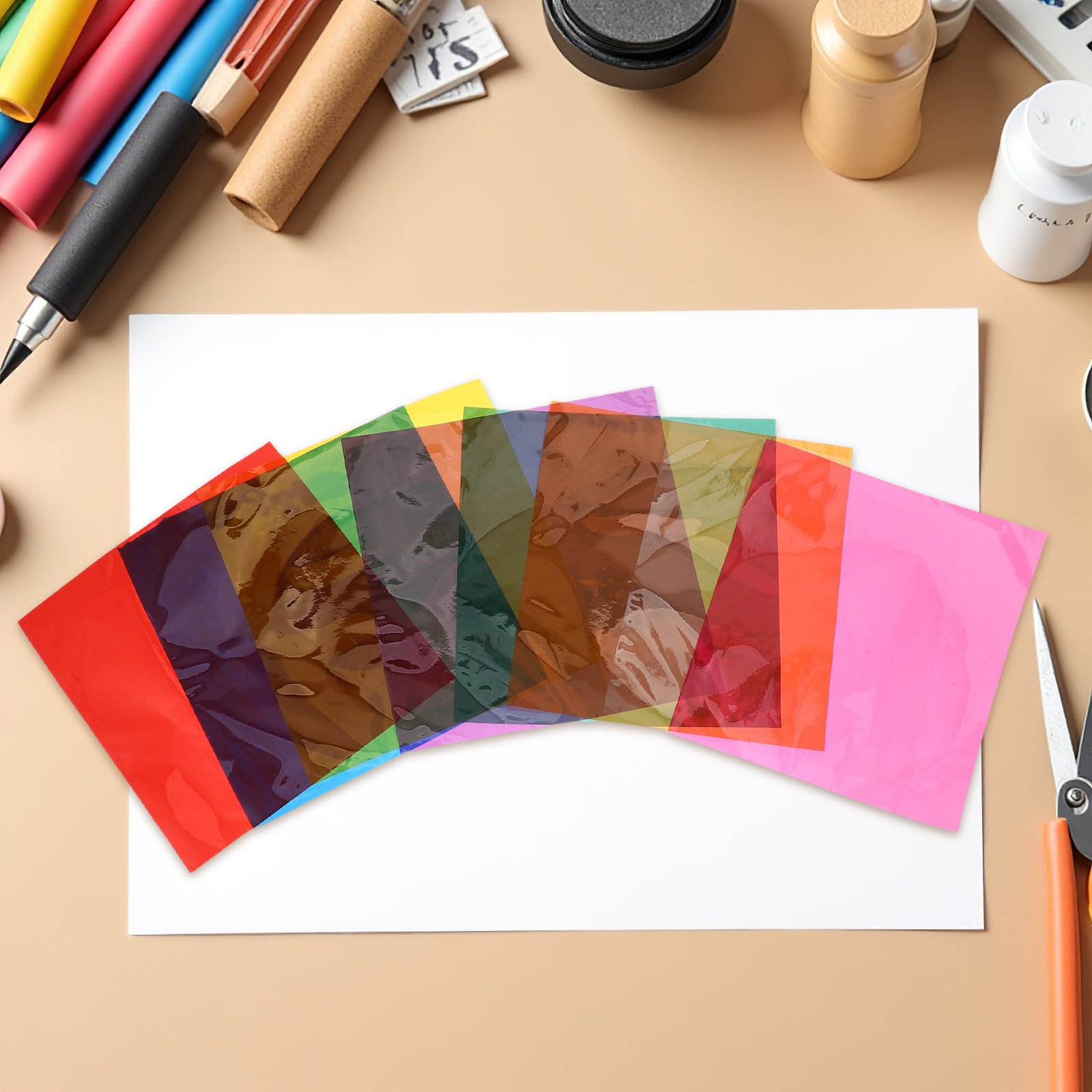 90Pcs Multi Use Colored Cellop - Art Craft Game reseña y precio