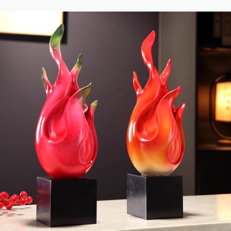 Fire Induced Wealth Ornament R - Art Craft Display reseña y precio