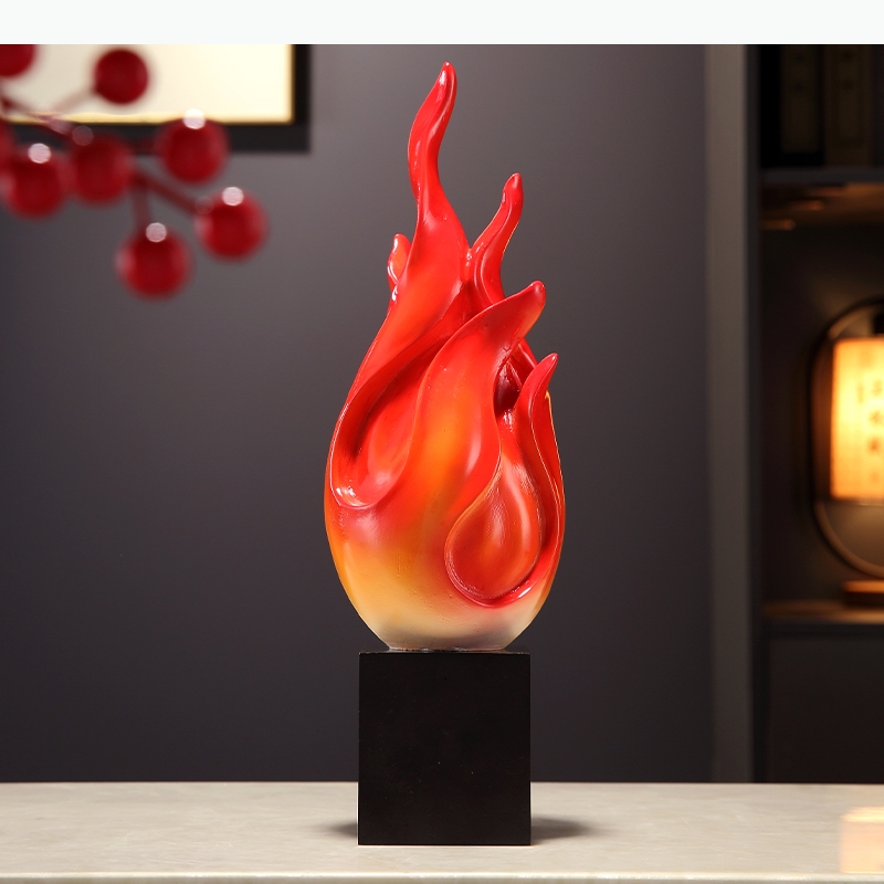 Fire Induced Wealth Ornament R - Art Craft Display reseña y precio