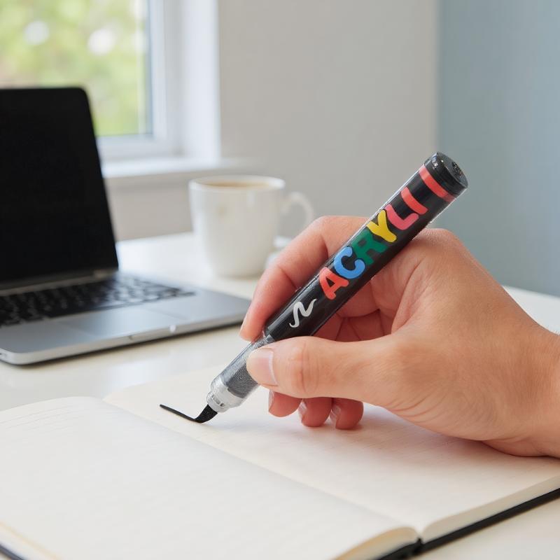 8pcs Black And White Acrylic P - Illustration Marker Set reseña y precio