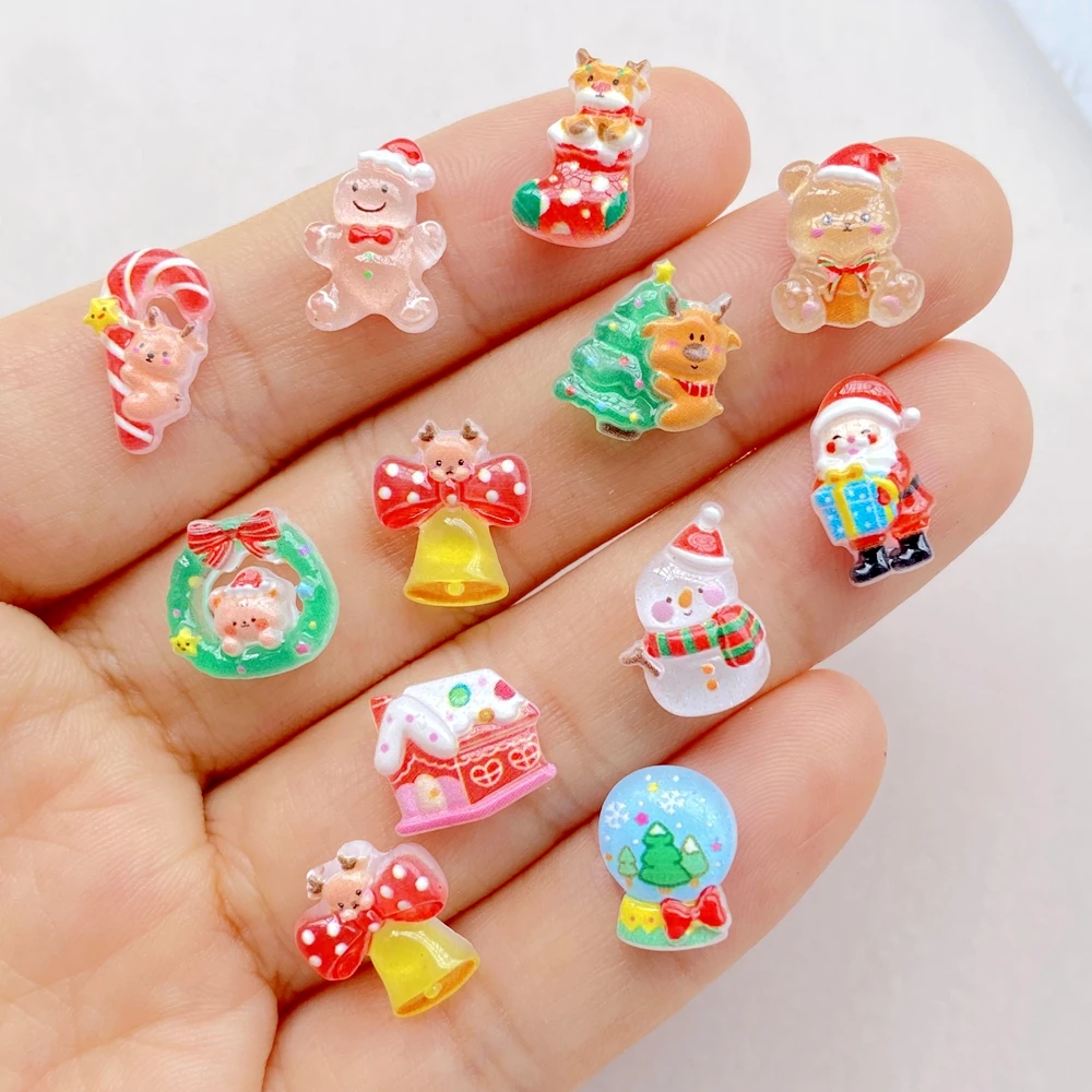 50pcs Resin Mini Cartoon Chris - Art Craft Christmas Tree reseña y precio