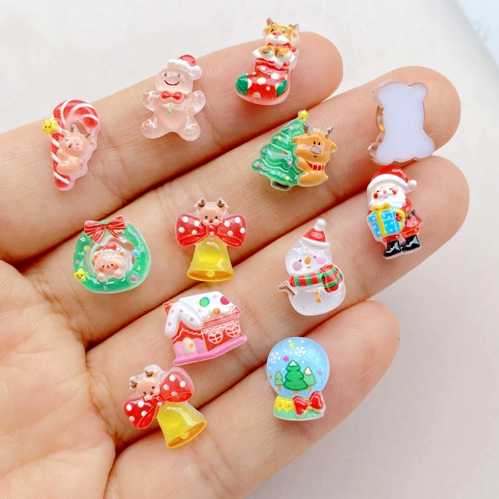 50pcs Resin Mini Cartoon Chris - Art Craft Christmas Tree reseña y precio