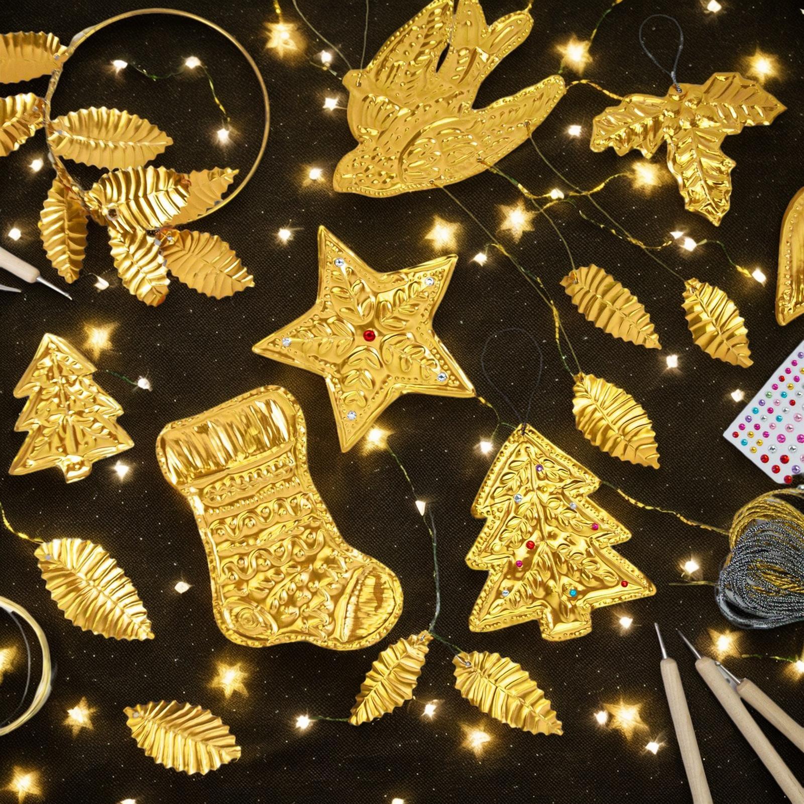Gold Silver Foil Embossing Kit - Art Craft For Christmas reseña y precio