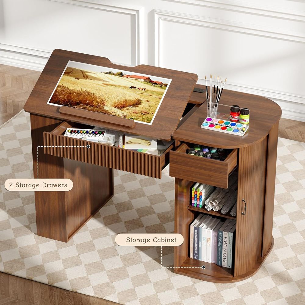 Storage Cabinet Desk with Draw - Art & Craft Fair reseña y precio
