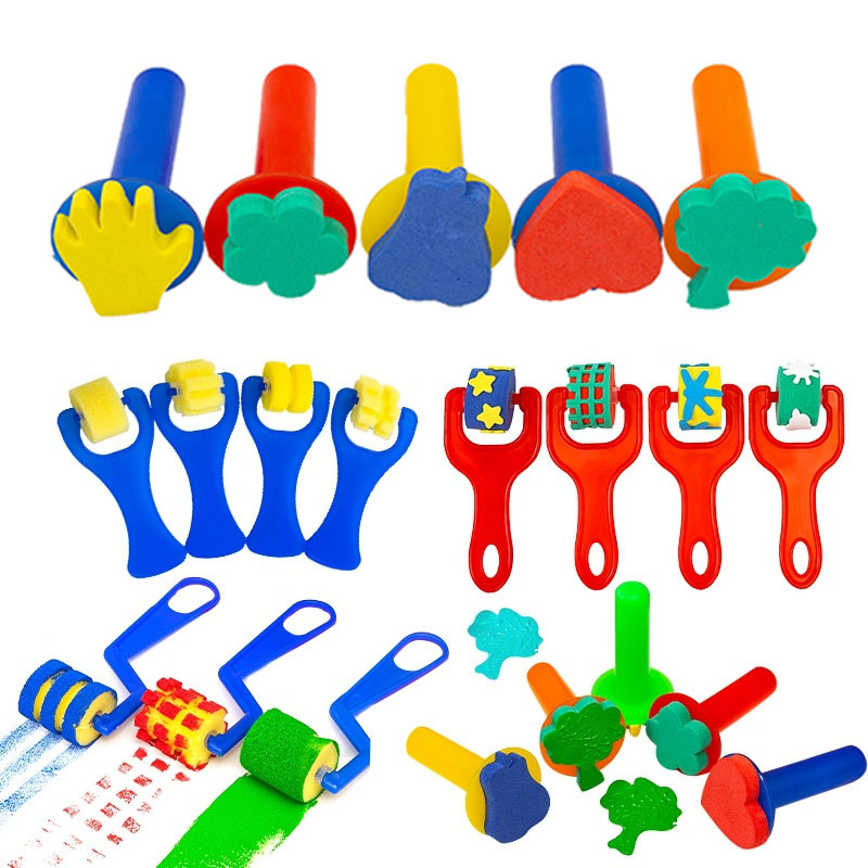 Children Toddler Sponge Stamp  - Art Craft Toddlers reseña y precio
