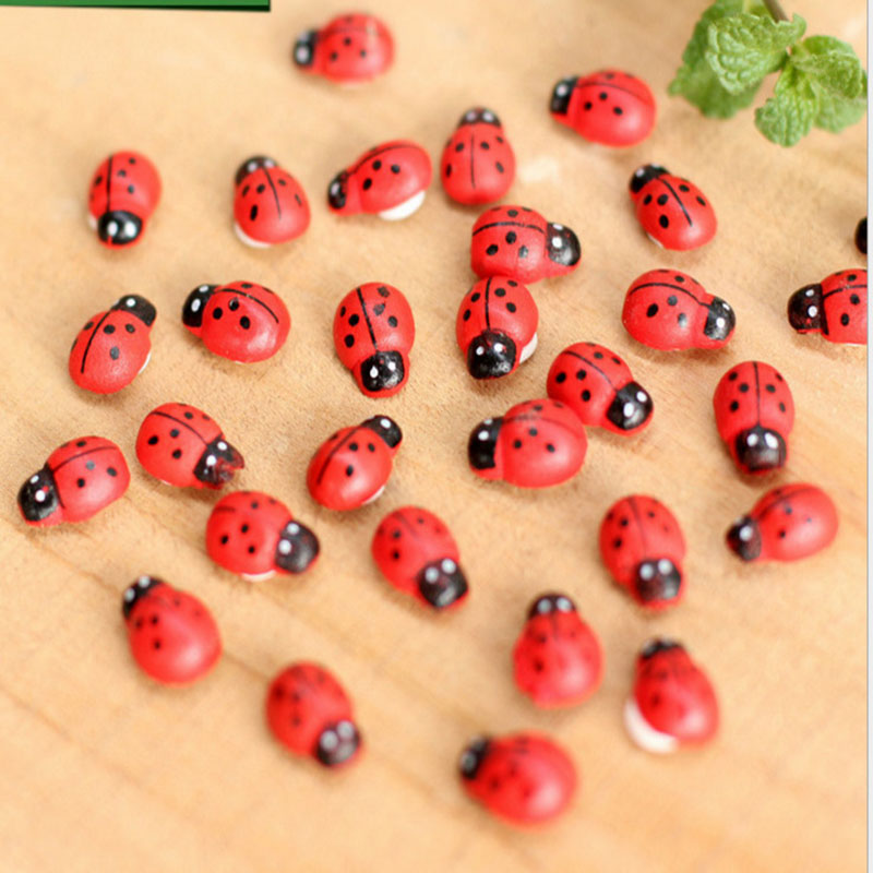 100pcs Self-adhesive Mini Refr - Art Craft Ladybug reseña y precio