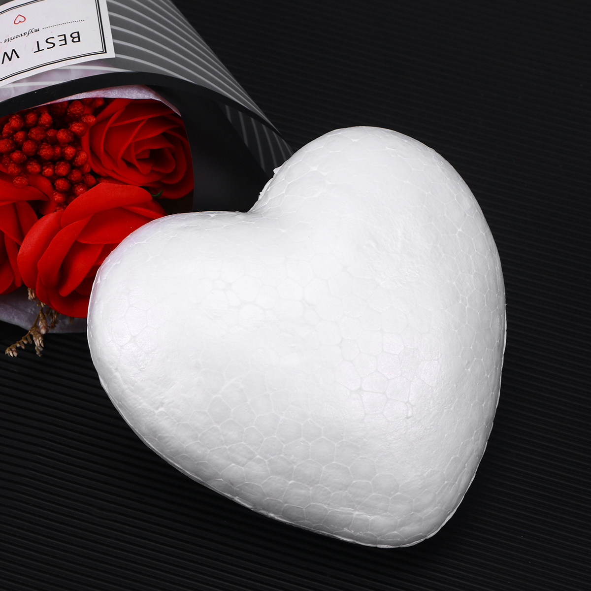 5Pcs Heart-Shaped Decorative P - Art Craft For Christmas reseña y precio