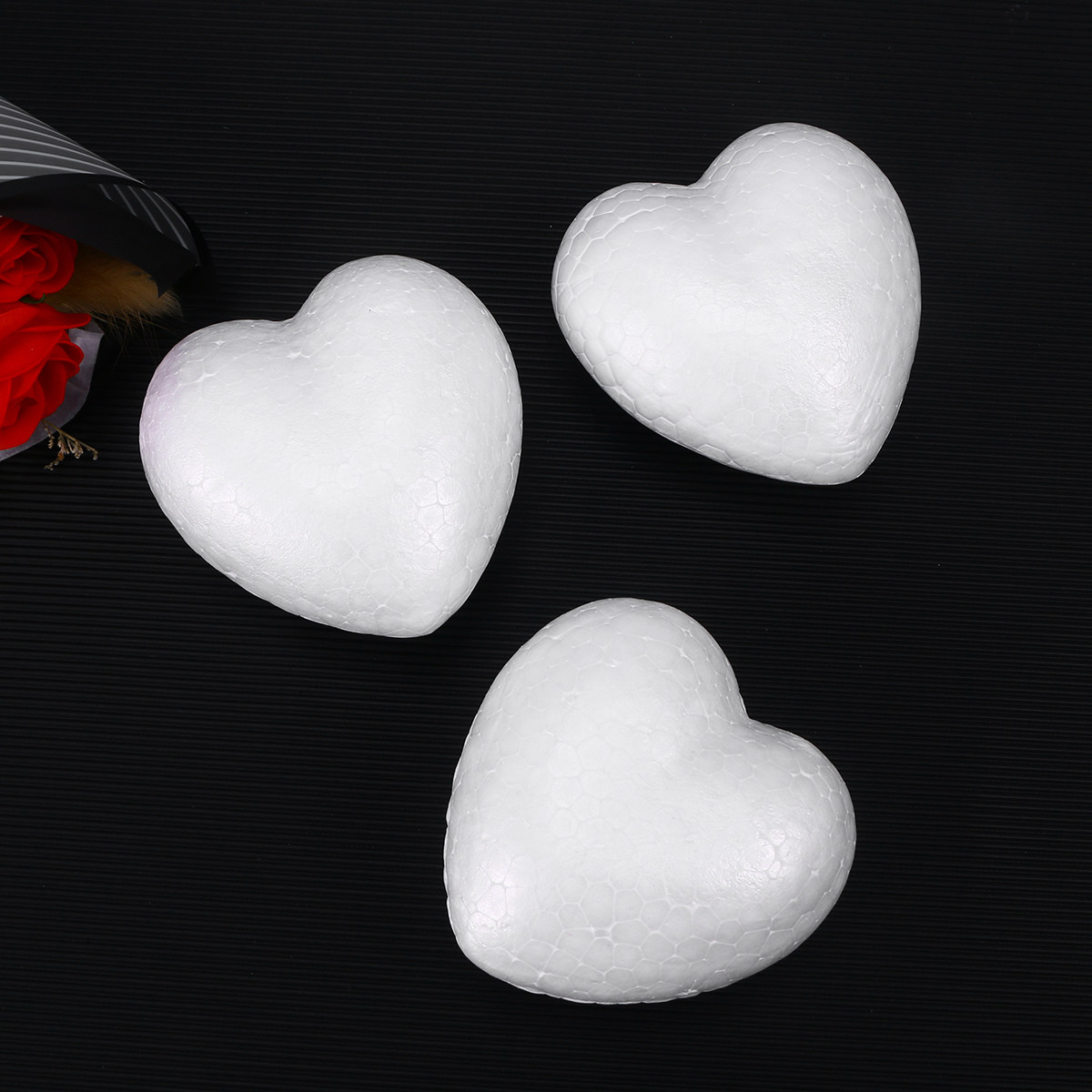 5Pcs Heart-Shaped Decorative P - Art Craft For Christmas reseña y precio