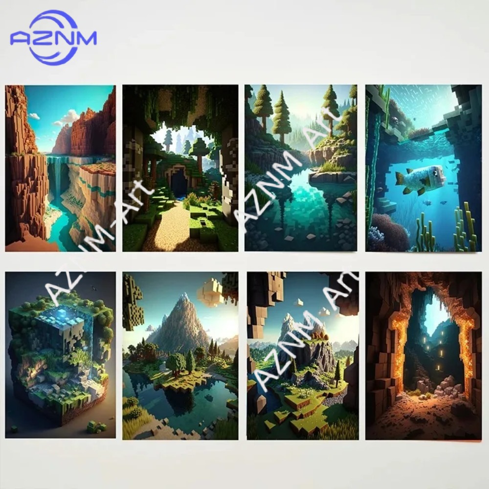 Mine Game Pixel Craft Landscap - Art Craft Game reseña y precio