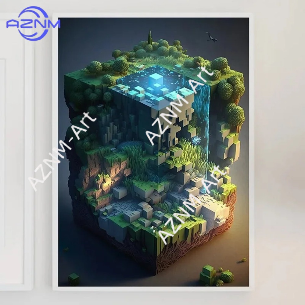 Mine Game Pixel Craft Landscap - Art Craft Game reseña y precio