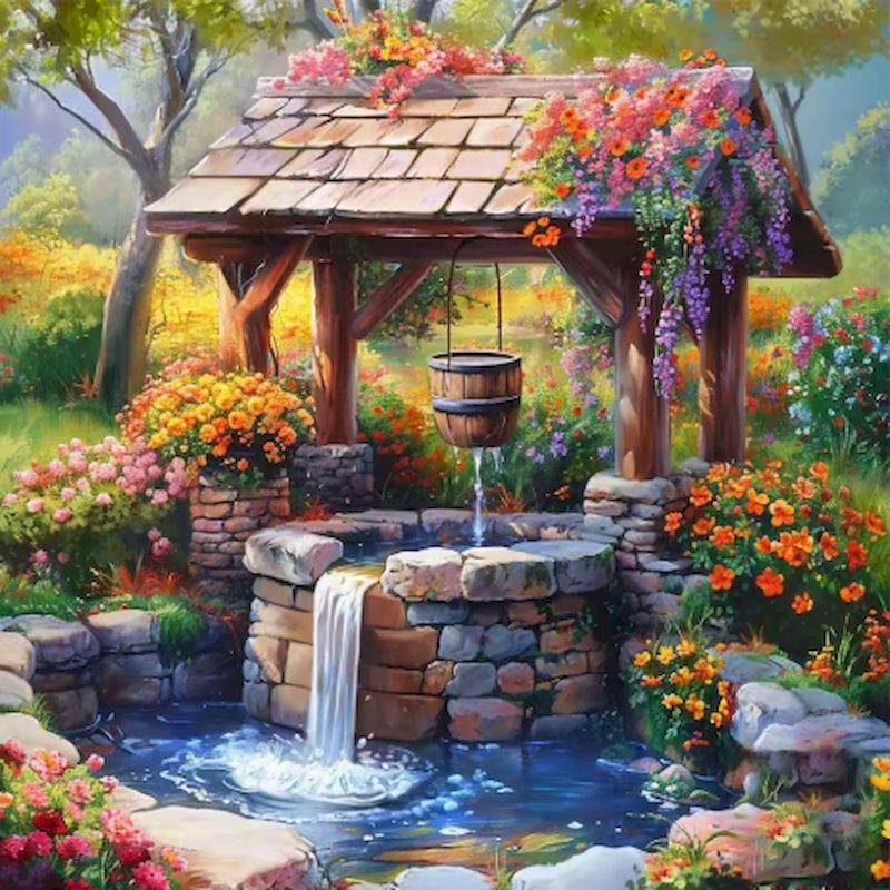GATYZTORY Village Paint By Num - Art Craft Village reseña y precio