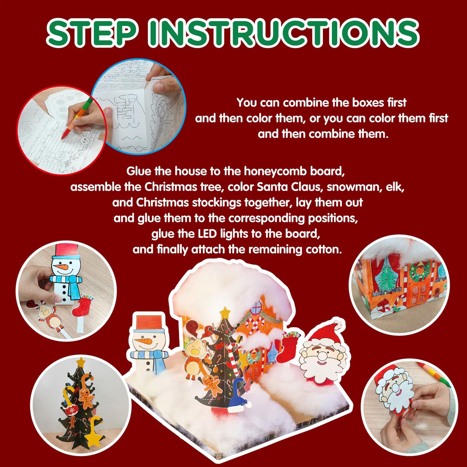 Kids Christmas Craft Kits Educ - Art Craft Kits For Kids reseña y precio