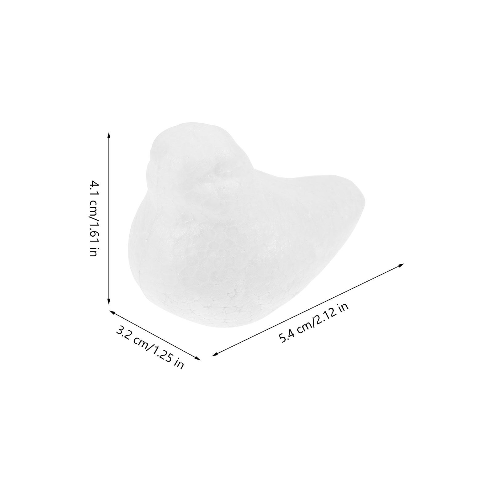 12Pcs Blank Bird Shaped Foam f - Art Craft For Christmas reseña y precio