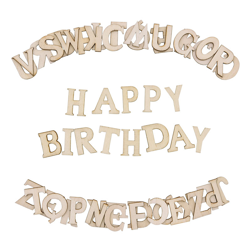 100pcs Wood English Alphabet D - Art Craft Number reseña y precio