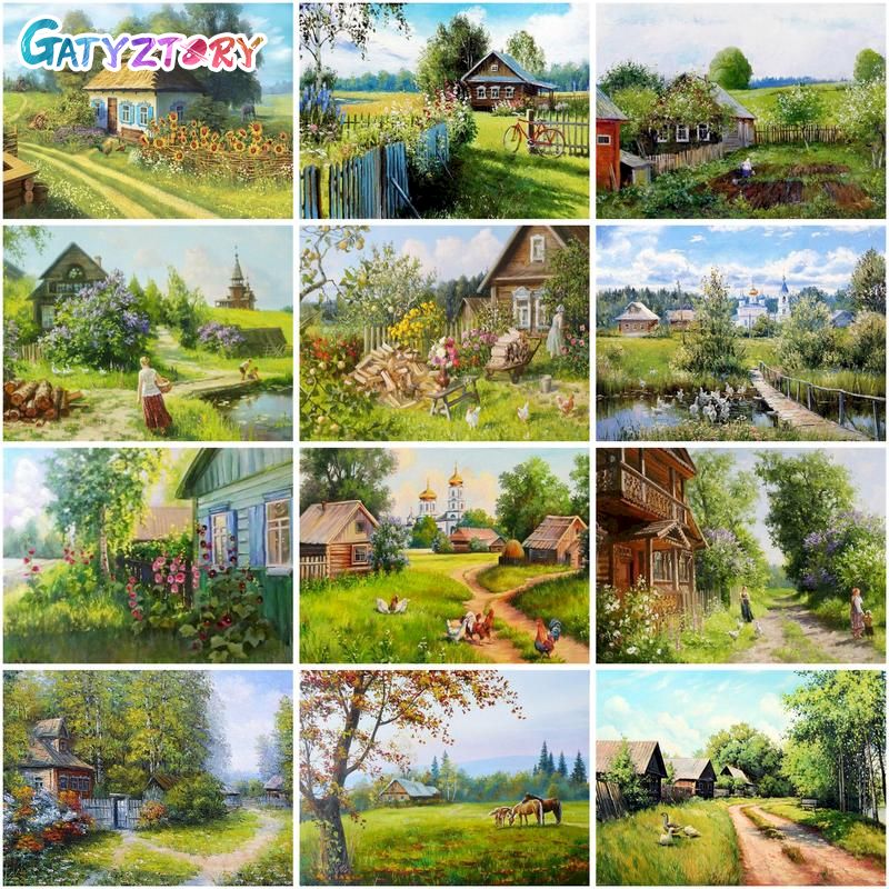 GATYZTORY Painting By Numbers  - Art Craft Village reseña y precio