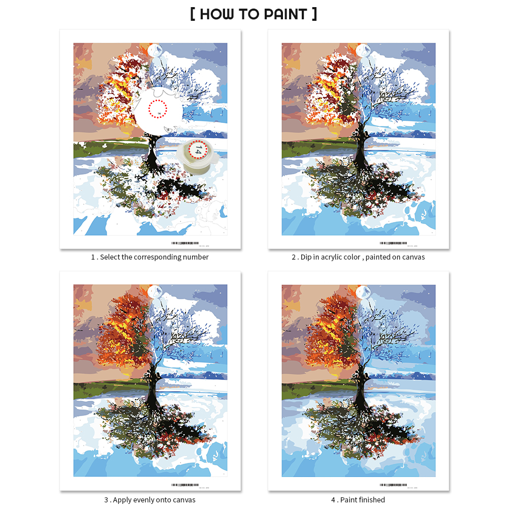 GATYZTORY Painting By Numbers  - Art Craft Village reseña y precio