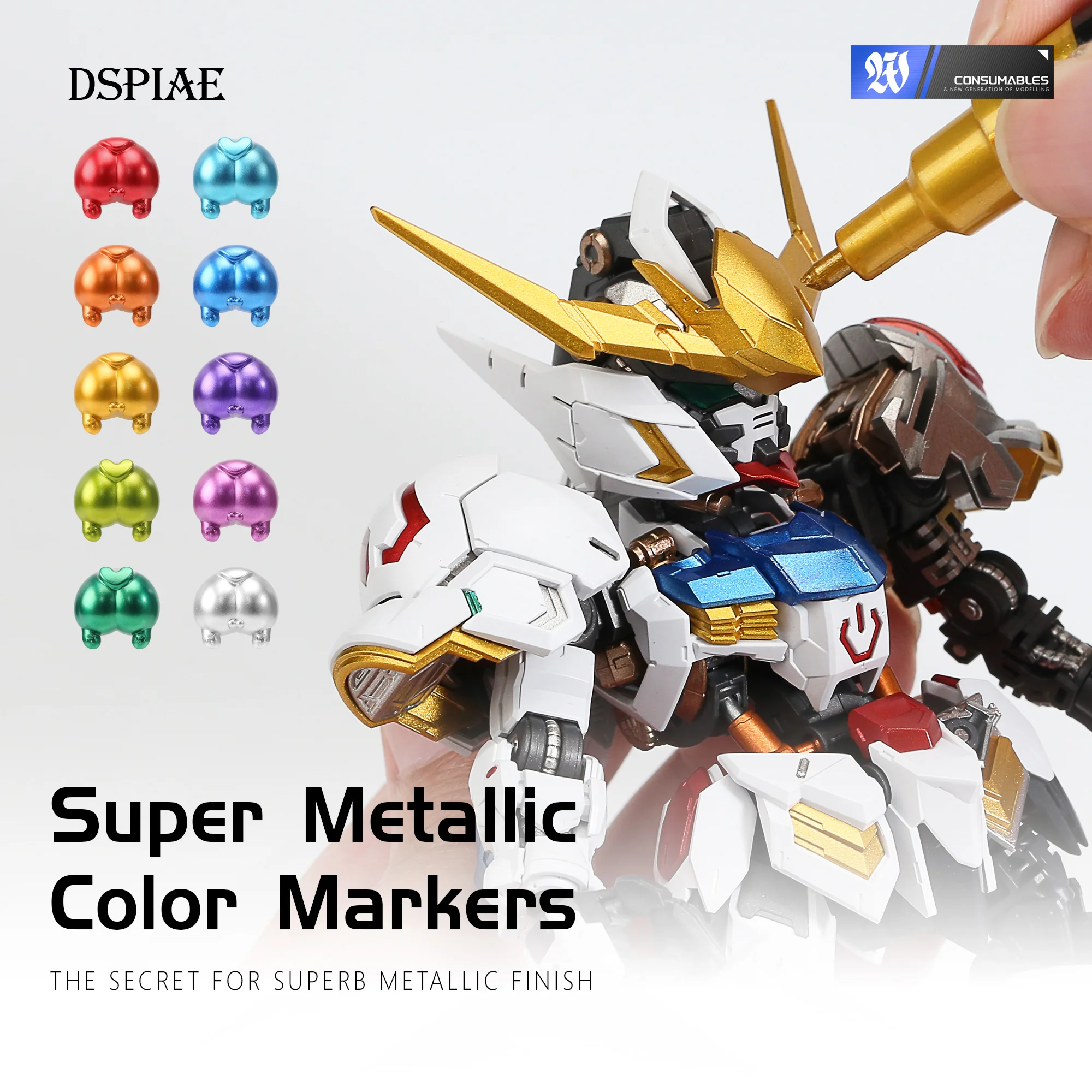 DSPIAE MKA Super Metallic Mark - Illustration Marker Set reseña y precio