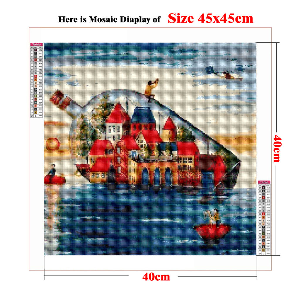 Diamond Painting DIY Colorful  - Art Craft Village reseña y precio