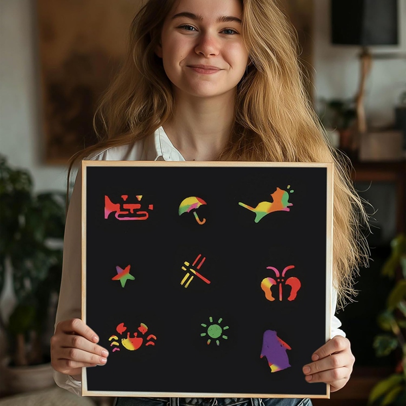 Scratch Paper Art Set, Black C - Art Craft Diy reseña y precio
