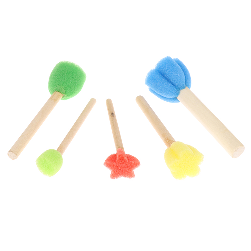 Kids Toddler Sponge Stamp Brus - Art Craft Toddlers reseña y precio